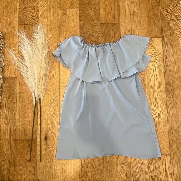 TOPSHOP | Off-Shoulder Mini Dress - Picture 3 of 6